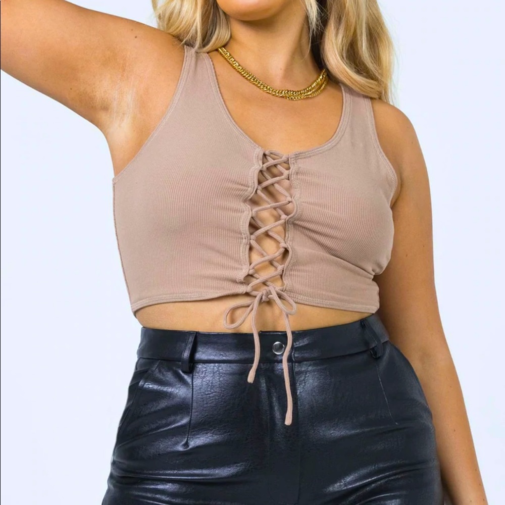 Princess Polly Crop Drawstring Top - Picture 3 of 8